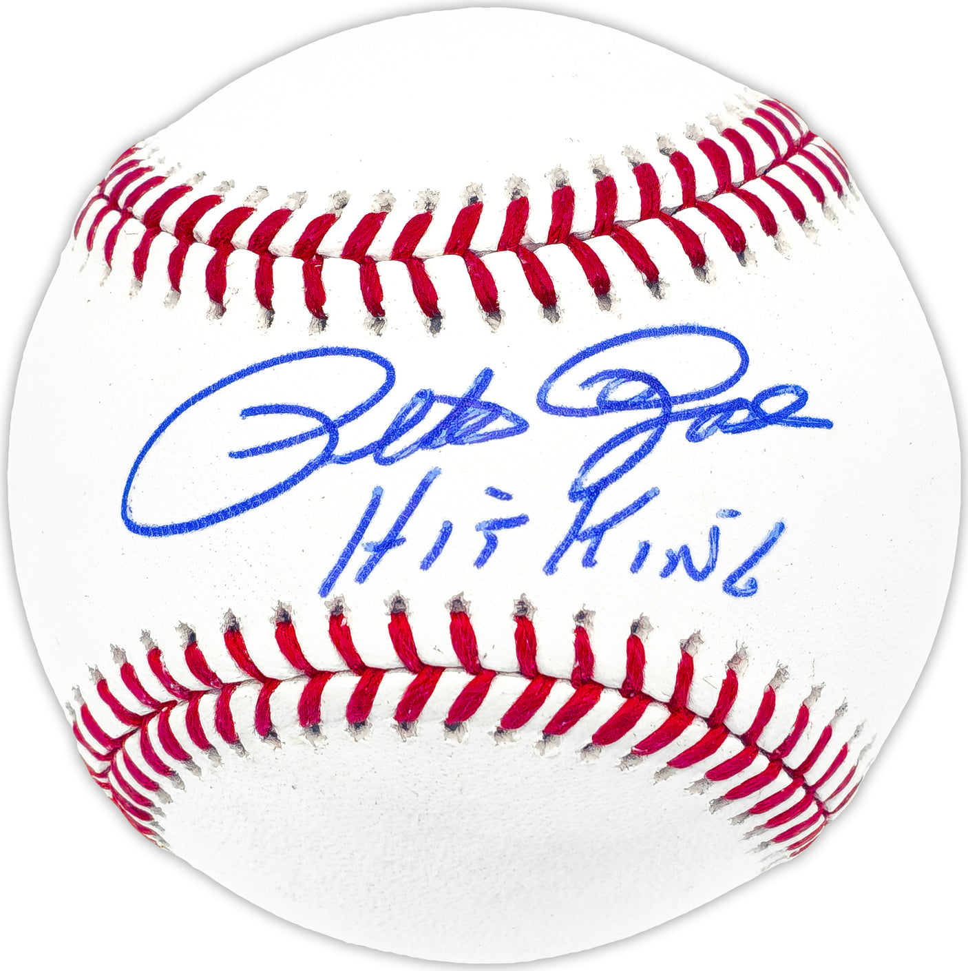 Pete Rose Autographed Official MLB Baseball Cincinnati Reds "Hit King" PR Holo Stock #227967