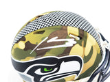 Kenneth Walker III Autographed Seattle Seahawks Camo Speed Mini Helmet Beckett BAS Witness Stock #230068