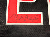 Portland Trailblazers Clyde Drexler Autographed Black & Red Jersey JSA Stock #228814