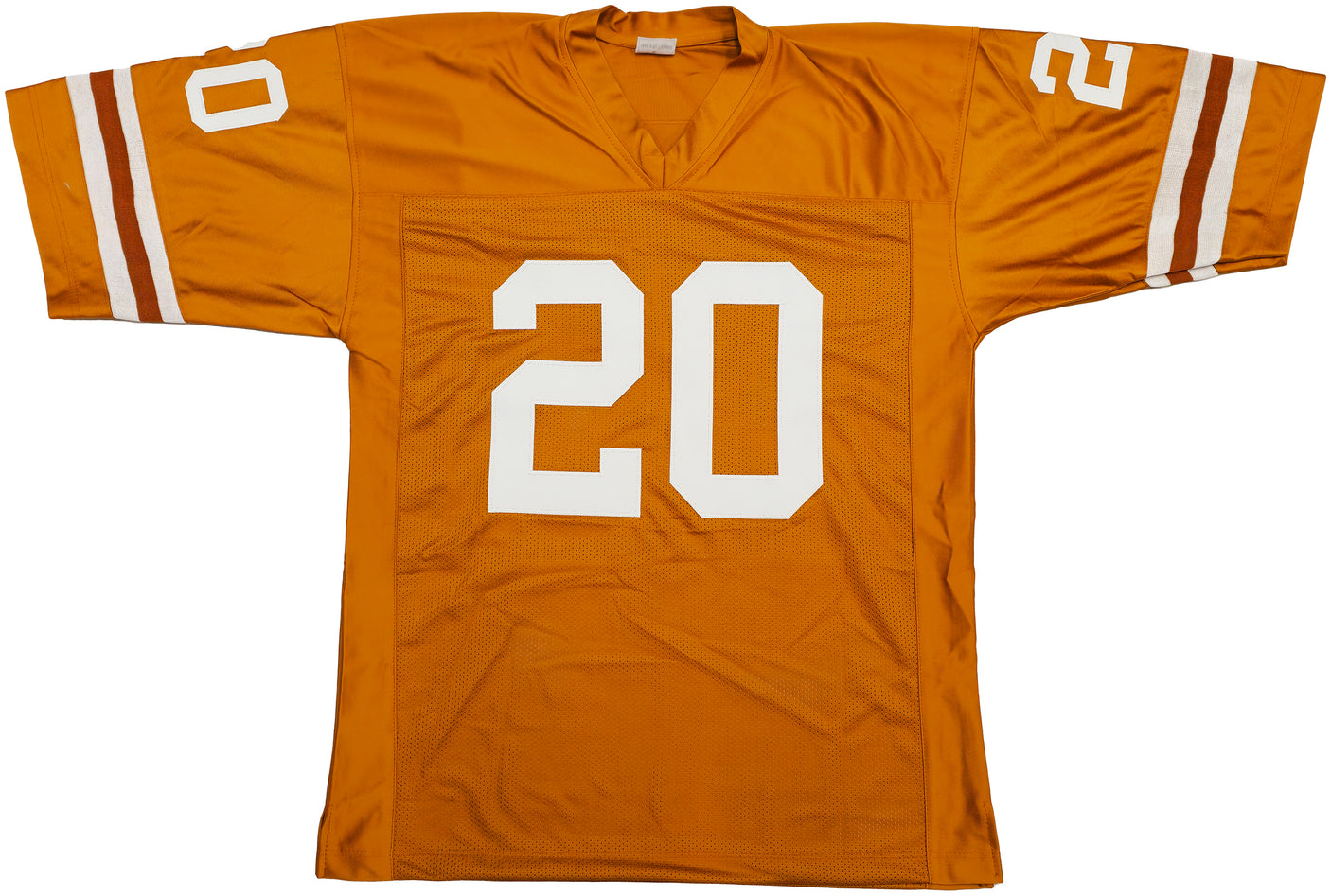 Texas Longhorns Earl Campbell Autographed Orange Jersey "HT 77" JSA Stock #228967