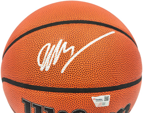 Victor Wembanyama Autographed Authentic Indoor Outdoor I/O Basketball San Antonio Spurs Fanatics Holo Stock #229511