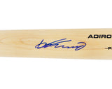 Vladimir Guerrero Sr. Autographed Blonde Rawlings Adirondack Pro Baseball Bat Anaheim Angels Beckett BAS Witness Stock #230017