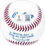 Ken Griffey Jr. Autographed Official 1990 All Star Game Baseball Seattle Mariners "First ASG" Beckett BAS Witness Stock #230130