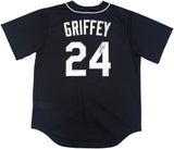 Seattle Mariners Ken Griffey Jr. Autographed Black Nike Jersey Size L Beckett BAS Witness Stock #230135