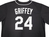 Seattle Mariners Ken Griffey Jr. Autographed Black Nike Jersey Size XL Beckett BAS Witness Stock #230136