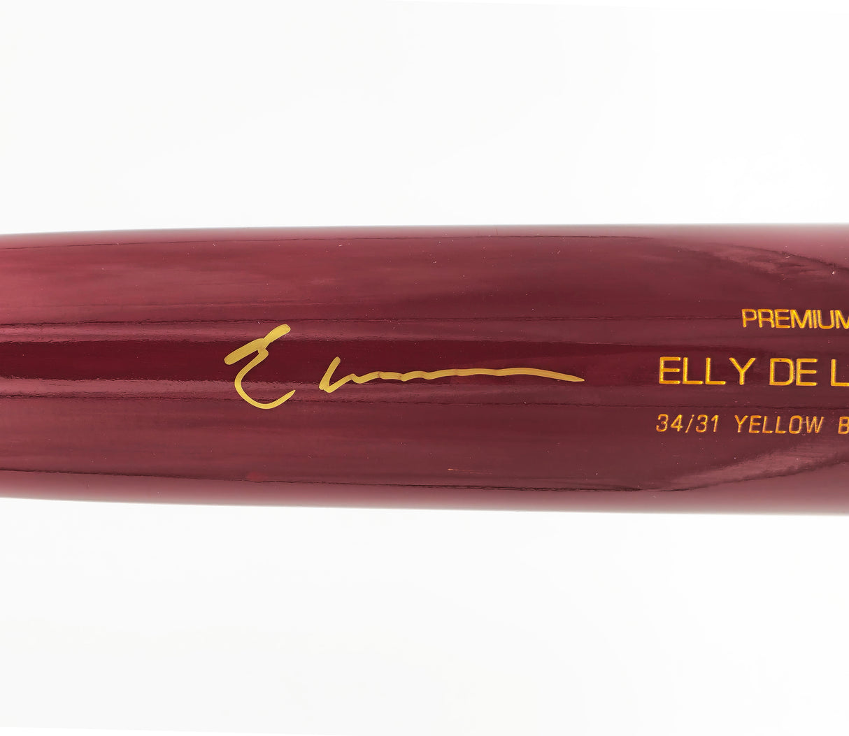 Elly De La Cruz Autographed Red B45 Player Model Baseball Bat Cincinnati Reds Beckett BAS QR Stock #230172