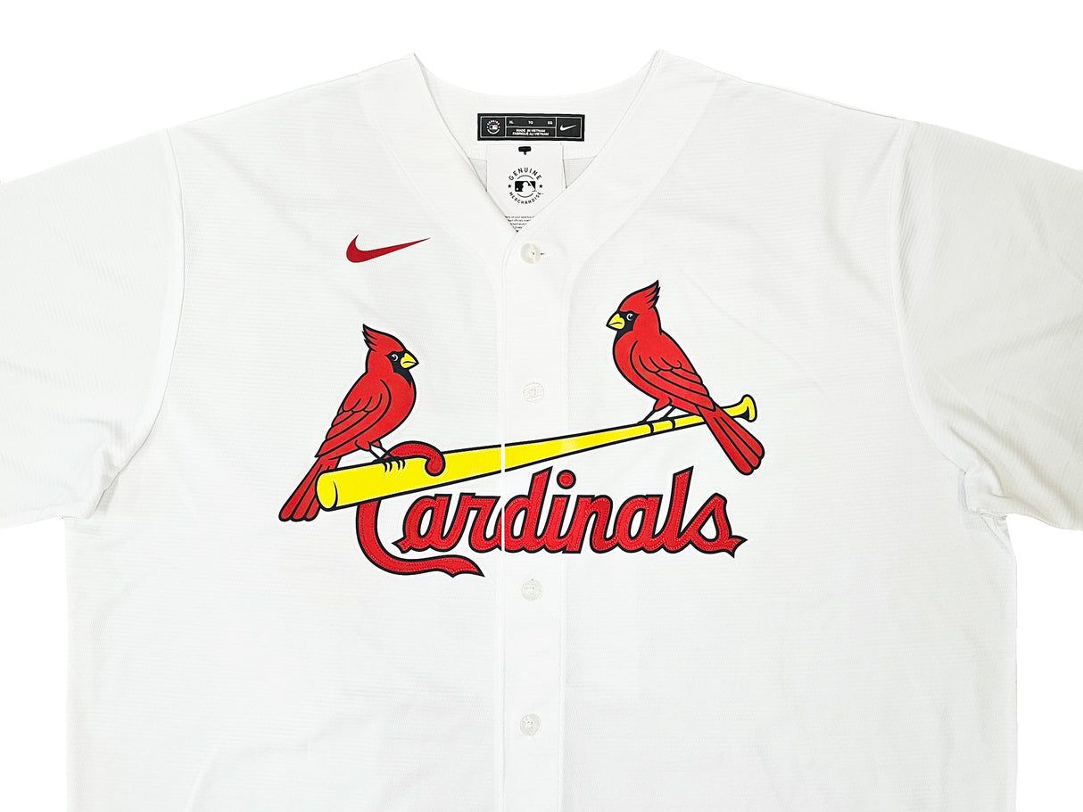 St. Louis Cardinals Jordan Walker Autographed White Nike Jersey Size XL "MLB Debut 3-30-23" Fanatics Holo Stock #215798