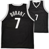 Brooklyn Nets Kevin Durant Autographed Black Jersey Beckett BAS Witness Stock #215772