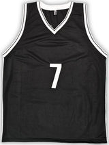 Brooklyn Nets Kevin Durant Autographed Black Jersey Beckett BAS Witness Stock #215772