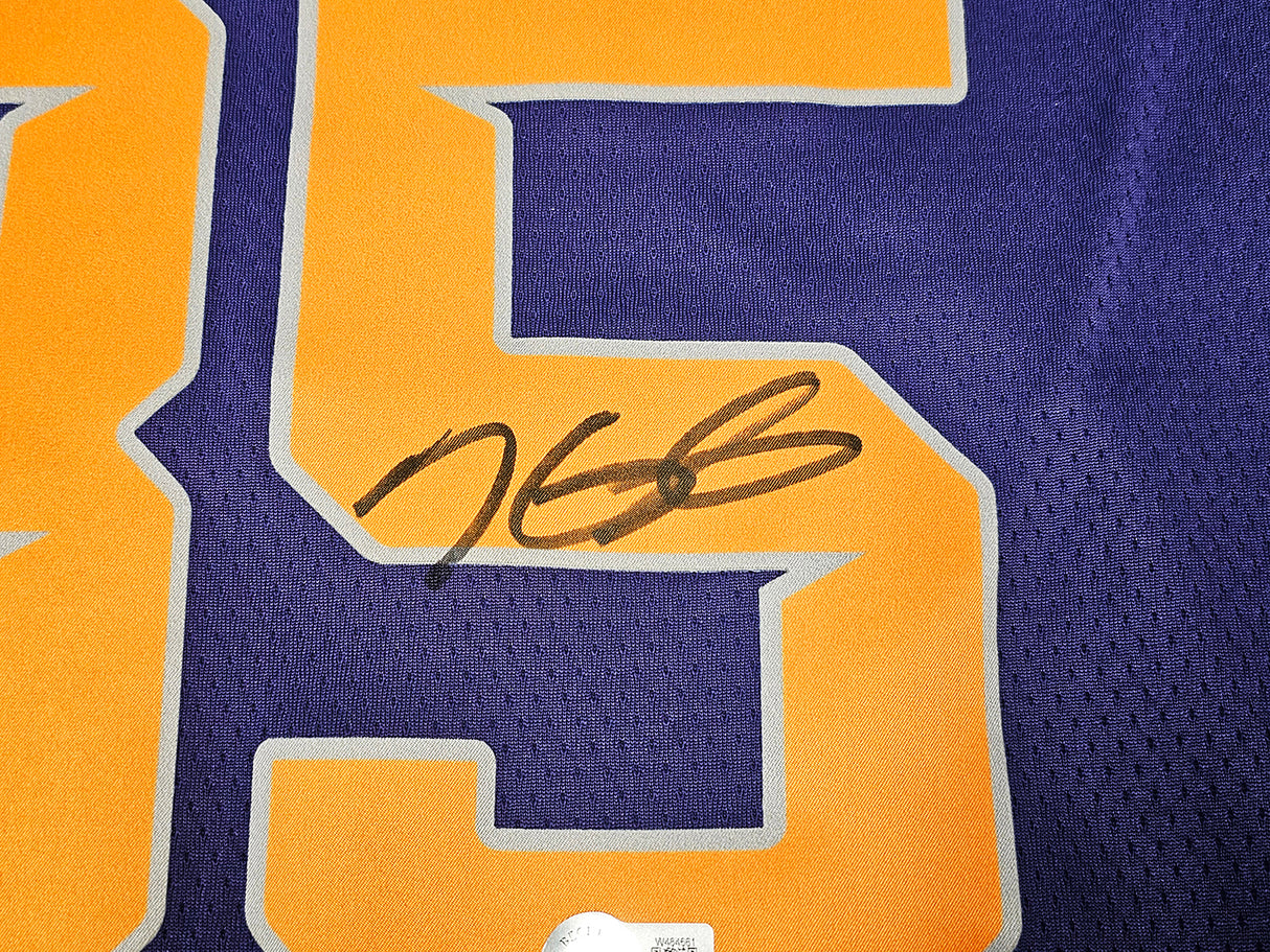 Phoenix Suns Kevin Durant Autographed Purple Nike Icon Edition Jersey Size 52 Beckett BAS QR Stock #215770