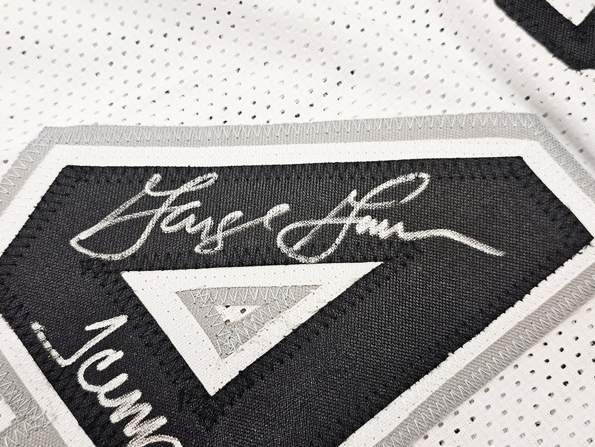 San Antonio Spurs George Gervin Autographed White Jersey "Iceman" JSA Stock #215713