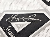 San Antonio Spurs George Gervin Autographed White Jersey "Iceman" JSA Stock #215713