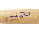 Scott Rolen Autographed Natural Louisville Slugger Pro Stock Bat St. Louis Cardinals Beckett BAS Witness Stock #215683