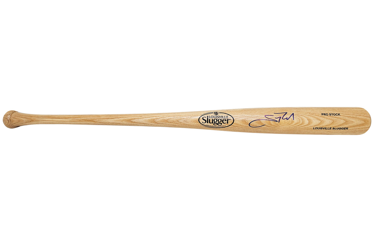 Scott Rolen Autographed Natural Louisville Slugger Pro Stock Bat St. Louis Cardinals Beckett BAS Witness Stock #215683