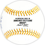 Scott Rolen Autographed Official Gold Glove Logo MLB Baseball St. Louis Cardinals "8X GG" Beckett BAS Witness Stock #215685