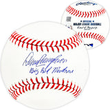 Dave Concepcion Autographed Official MLB Baseball Cincinnati Reds "Big Red Machine" Beckett BAS Witness Stock #215691