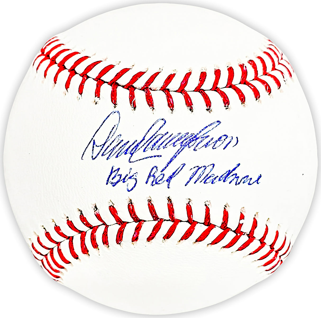 Dave Concepcion Autographed Official MLB Baseball Cincinnati Reds "Big Red Machine" Beckett BAS Witness Stock #215691