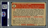 Willie Jones Autographed 1952 Topps Card #47 Philadelphia Phillies PSA/DNA #70468811