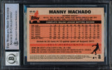 Manny Machado Autographed 2018 Topps 35th Anniversary Card #83-32 Baltimore Orioles Auto Grade Gem Mint 10 Beckett BAS #16542606