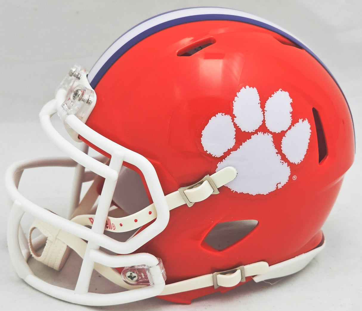 Ben Boulware Autographed Clemson Tigers Orange Speed Mini Helmet MCS Holo Stock #216122