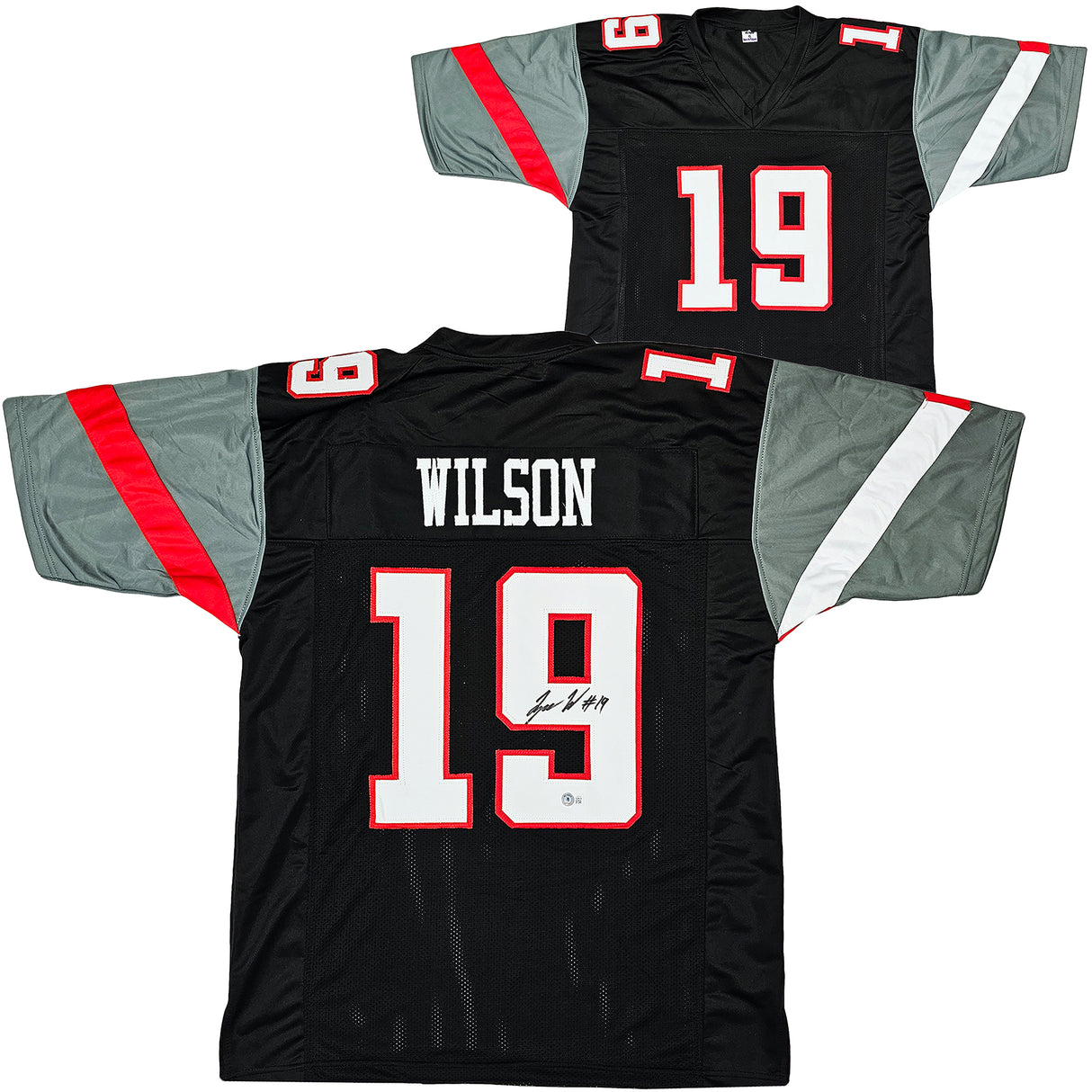 Texas Tech Red Raiders Tyree Wilson Autographed Black Jersey Beckett BAS Witness Stock #215903