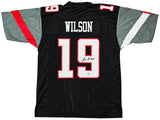 Texas Tech Red Raiders Tyree Wilson Autographed Black Jersey Beckett BAS Witness Stock #215903