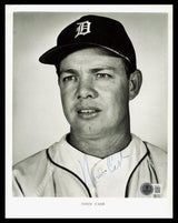 Norm Cash Autographed 8x10 Photo Detroit Tigers Beckett BAS QR #BM37542