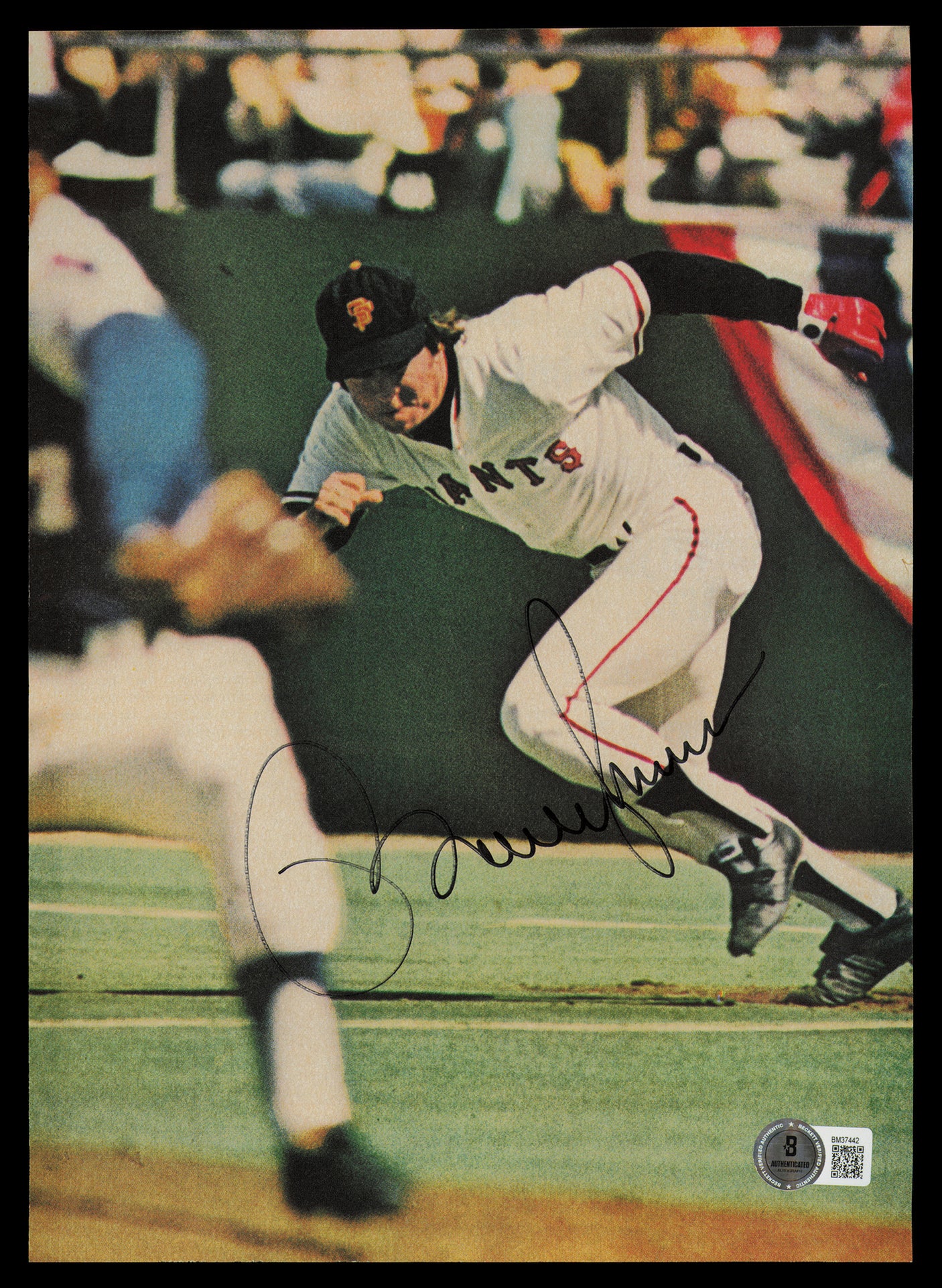 Bobby Murcer Autographed 8x11 Magazine Page Photo San Francisco Giants Beckett BAS QR #BM37442