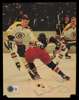 Bobby Orr Autographed 7x9 Magazine Page Photo Boston Bruins Beckett BAS QR #BM37804