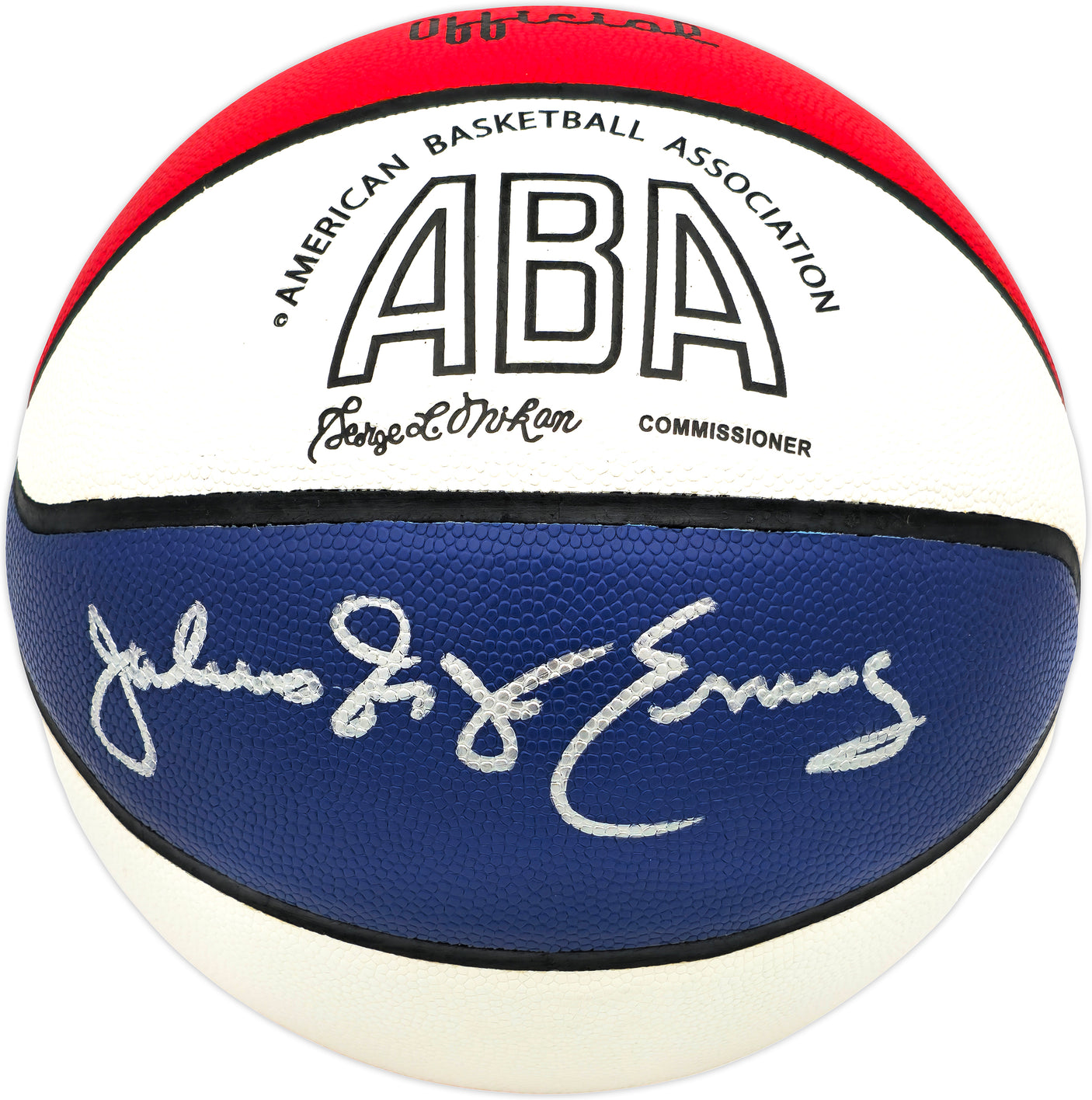 SALE!! Julius "Dr. J" Erving Autographed Official ABA Basketball Philadelphia 76ers Beckett BAS Witness Stock #232612