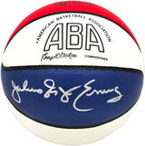 SALE!! Julius "Dr. J" Erving Autographed Official ABA Basketball Philadelphia 76ers Beckett BAS Witness Stock #232612