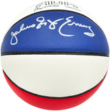 SALE!! Julius "Dr. J" Erving Autographed Official ABA Basketball Philadelphia 76ers Beckett BAS Witness Stock #232612