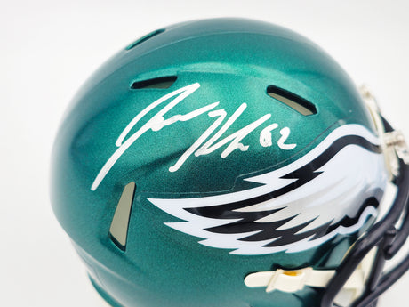 Jason Kelce Autographed Philadelphia Eagles Green Speed Mini Helmet Beckett BAS QR Stock #232725