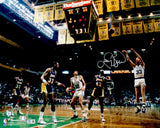 Larry Bird Autographed 16x20 Photo Boston Celtics Beckett BAS Witness Stock #232710