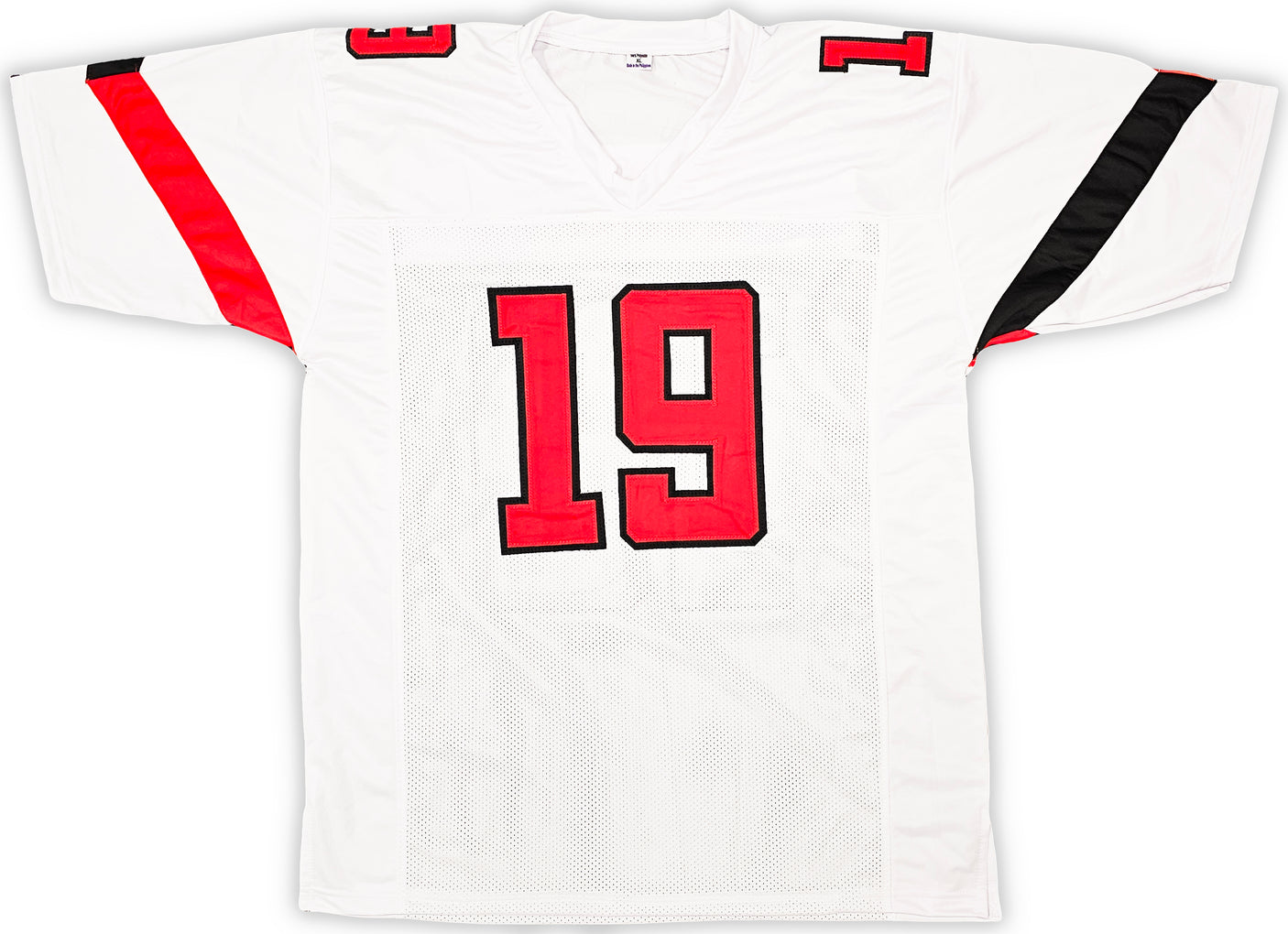 Texas Tech Red Raiders Tyree Wilson Autographed White Jersey "Guns Up" Beckett BAS Witness Stock #215906