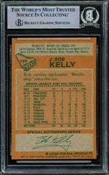 J. Bob Kelly Autographed 1978-79 Topps Card #189 Chicago Blackhawks Beckett BAS #15780980