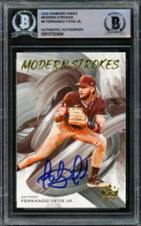 Fernando Tatis Jr. Autographed 2022 Donruss Diamond Kings Modern Strokes Card #MS-6 San Diego Padres Beckett BAS #15782404