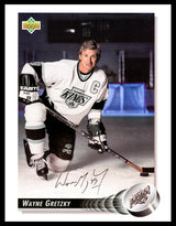 Wayne Gretzky Autographed 1992-93 Upper Deck Jumbo Card #25 Los Angeles Kings UDA Holo #BAD57113