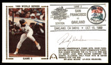 Rickey Henderson Autographed 1989 First Day Cover Oakland A's SKU #230467