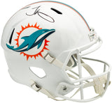 Tyreek Hill Autographed Miami Dolphins White Full Size Speed Replica Helmet Beckett BAS Witness Stock #230211