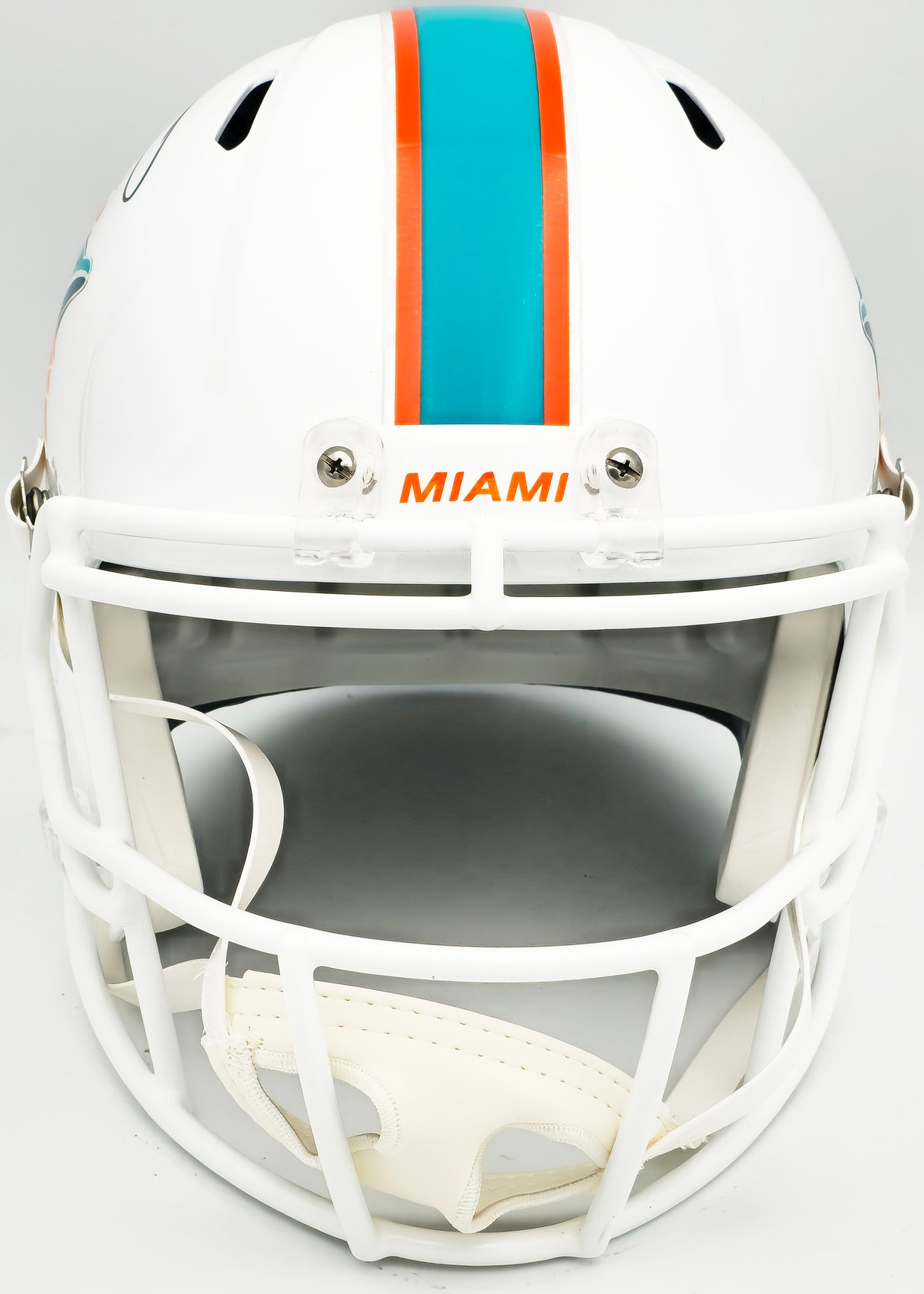 Tyreek Hill Autographed Miami Dolphins White Full Size Speed Replica Helmet Beckett BAS Witness Stock #230211