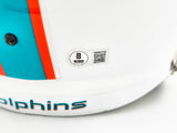 Tyreek Hill Autographed Miami Dolphins White Full Size Speed Replica Helmet Beckett BAS Witness Stock #230211