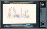 Bo Schembechler Autographed 3x5 Index Card Michigan Wolverines Beckett BAS #15502241