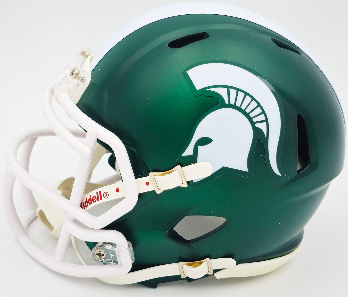 Andre Rison Autographed Michigan State Spartans Satin Green Speed Mini Helmet "Bad Moon" JSA Stock #232856