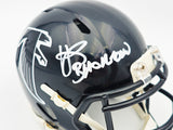 Andre Rison Autographed Atlanta Falcons Black 90-02 Throwback Speed Mini Helmet "Bad Moon" JSA Stock #232854