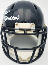 Andre Rison Autographed Atlanta Falcons Black 90-02 Throwback Speed Mini Helmet "Bad Moon" JSA Stock #232854