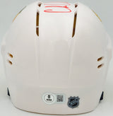 Chris Chelios Autographed Chicago Blackhawks White Mini Helmet "HOF 2013" Beckett BAS Witness Stock #232838