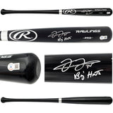 Frank Thomas Autographed Black Rawlings Baseball Bat Chicago White Sox "Big Hurt" Beckett BAS Witness Stock #232862