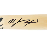 Wyatt Langford Autographed Blonde Marucci Player Model Baseball Bat Texas Rangers Fanatics and MLB Holo Stock #232811