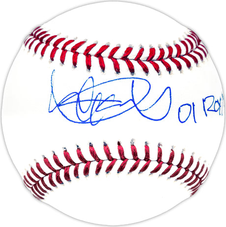 Ichiro Suzuki Autographed Official MLB Baseball Seattle Mariners "01 ROY/MVP" IS Holo & Beckett BAS Witness Stock #232832